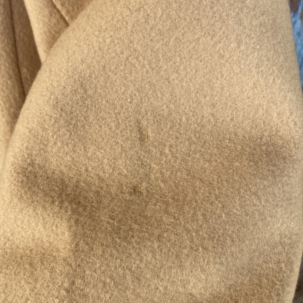 Vintage Weatherbee Wool Tan Pea Coat - Picture 2 of 7